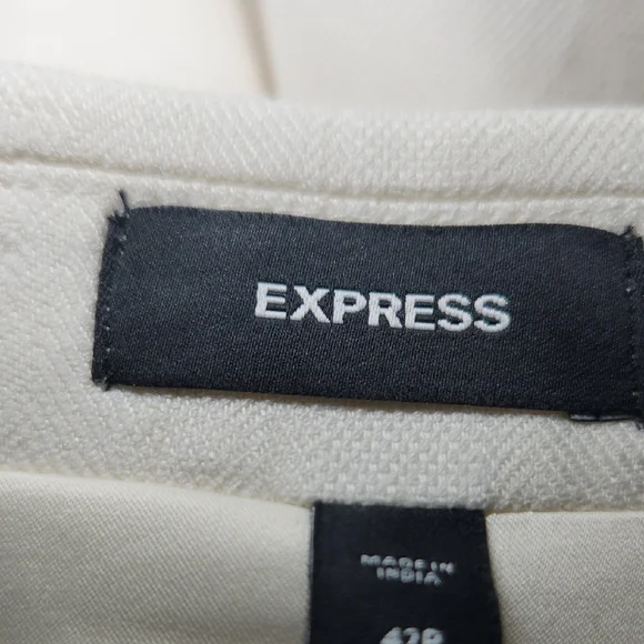 Express Men's Cream Blazer - Picture 2 of 7